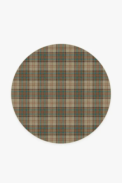 Dress Stewart Tartan Khaki Rug