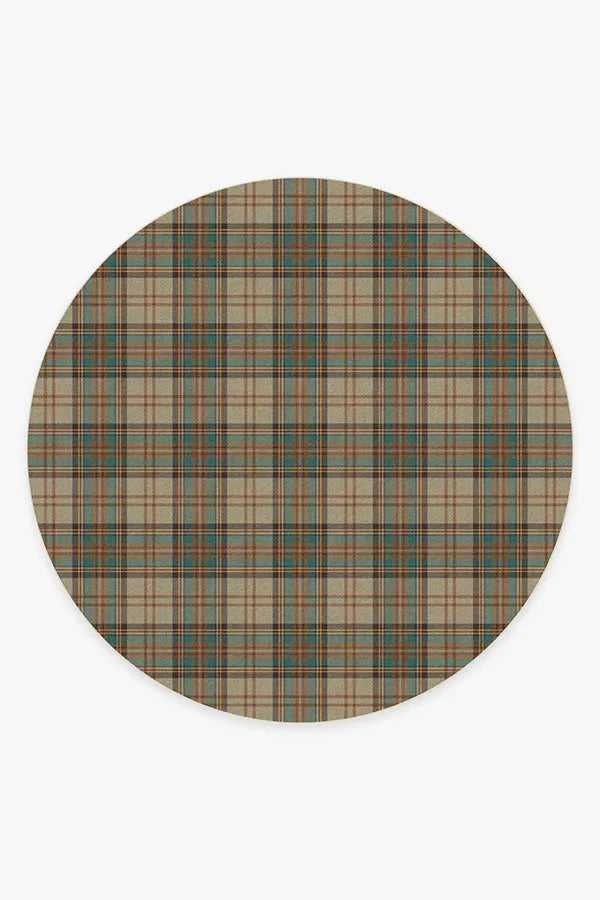 Dress Stewart Tartan Khaki Rug
