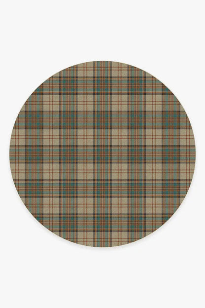 Dress Stewart Tartan Khaki Rug