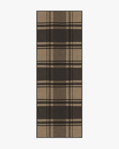 Easton Plaid Charcoal & Natural Rug