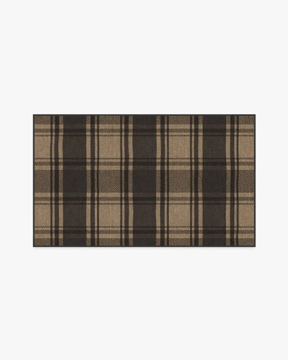 Easton Plaid Charcoal & Natural Rug