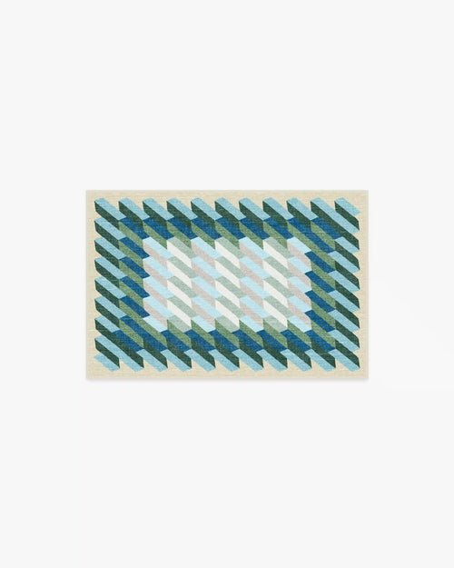 Echo Soft Teal Rug