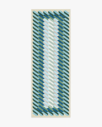 Echo Soft Teal Rug