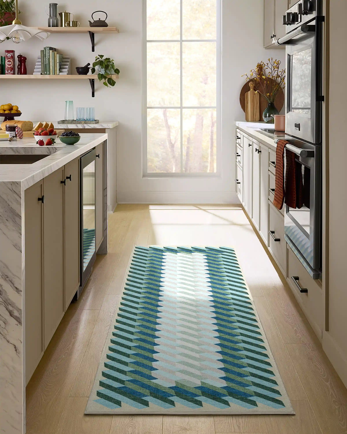 Echo Soft Teal Rug