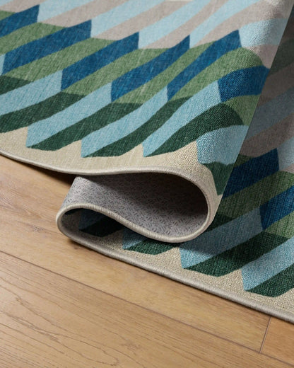 Echo Soft Teal Rug