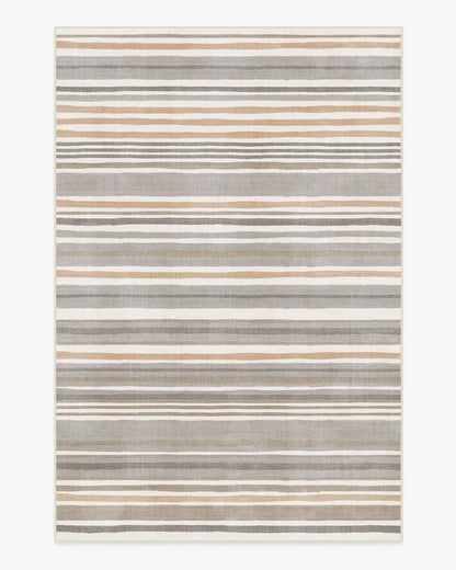 Elio Stripe Grey & Ivory Rug