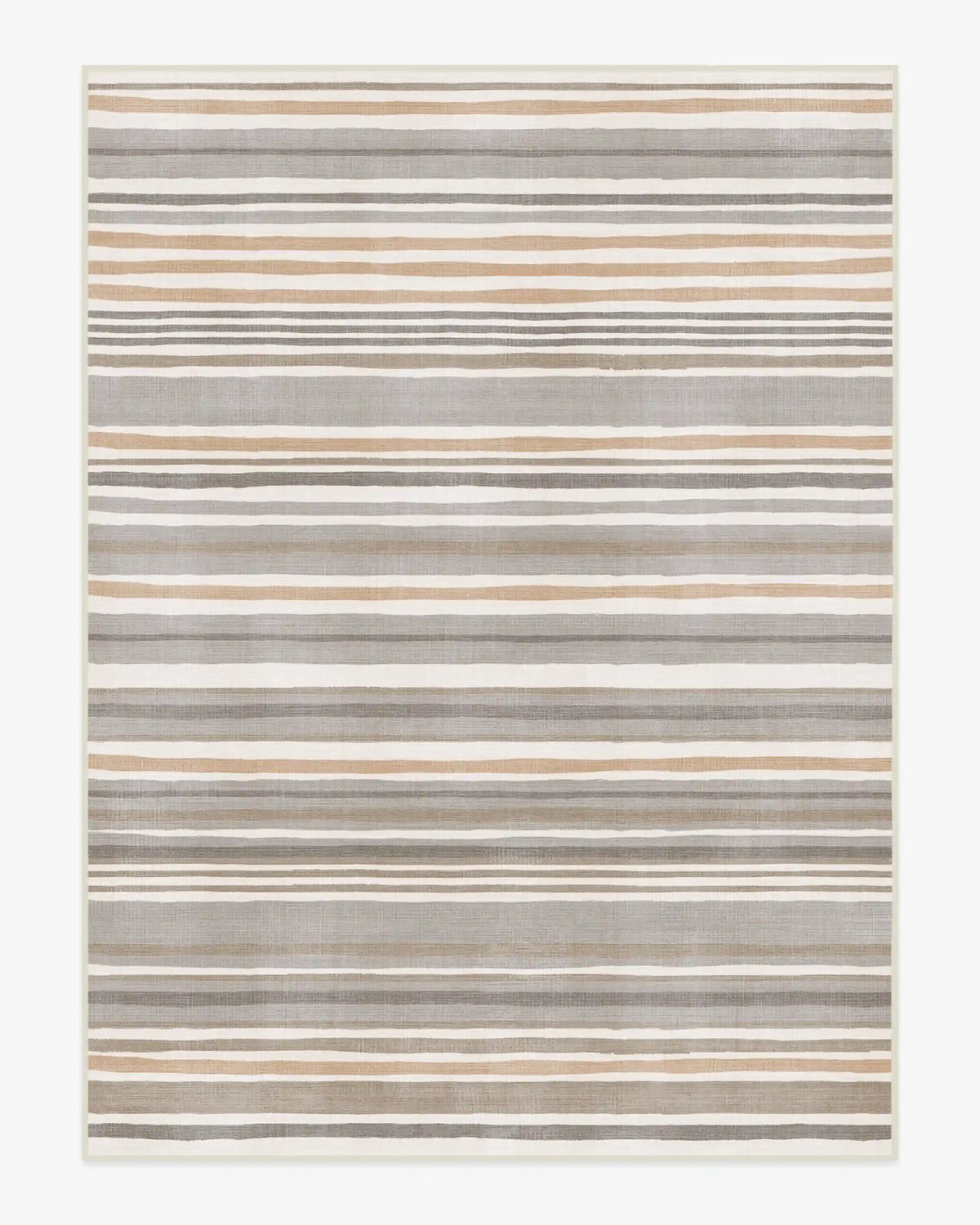 Elio Stripe Grey & Ivory Rug