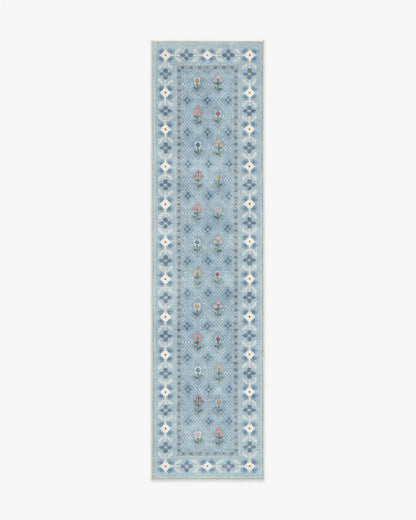 Ella Slate Blue Rug by Anthropologie
