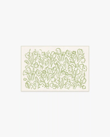 Ensikukat Green Rug by Marimekko