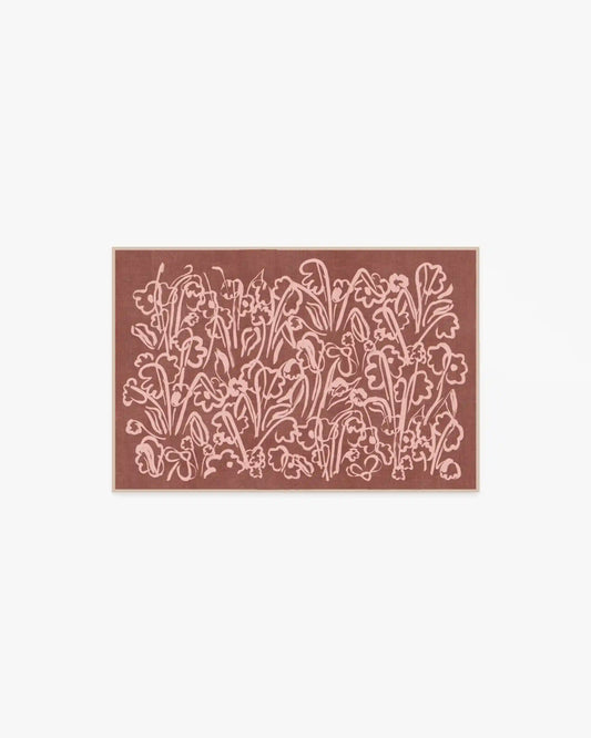 Ensikukat Rust Rug by Marimekko