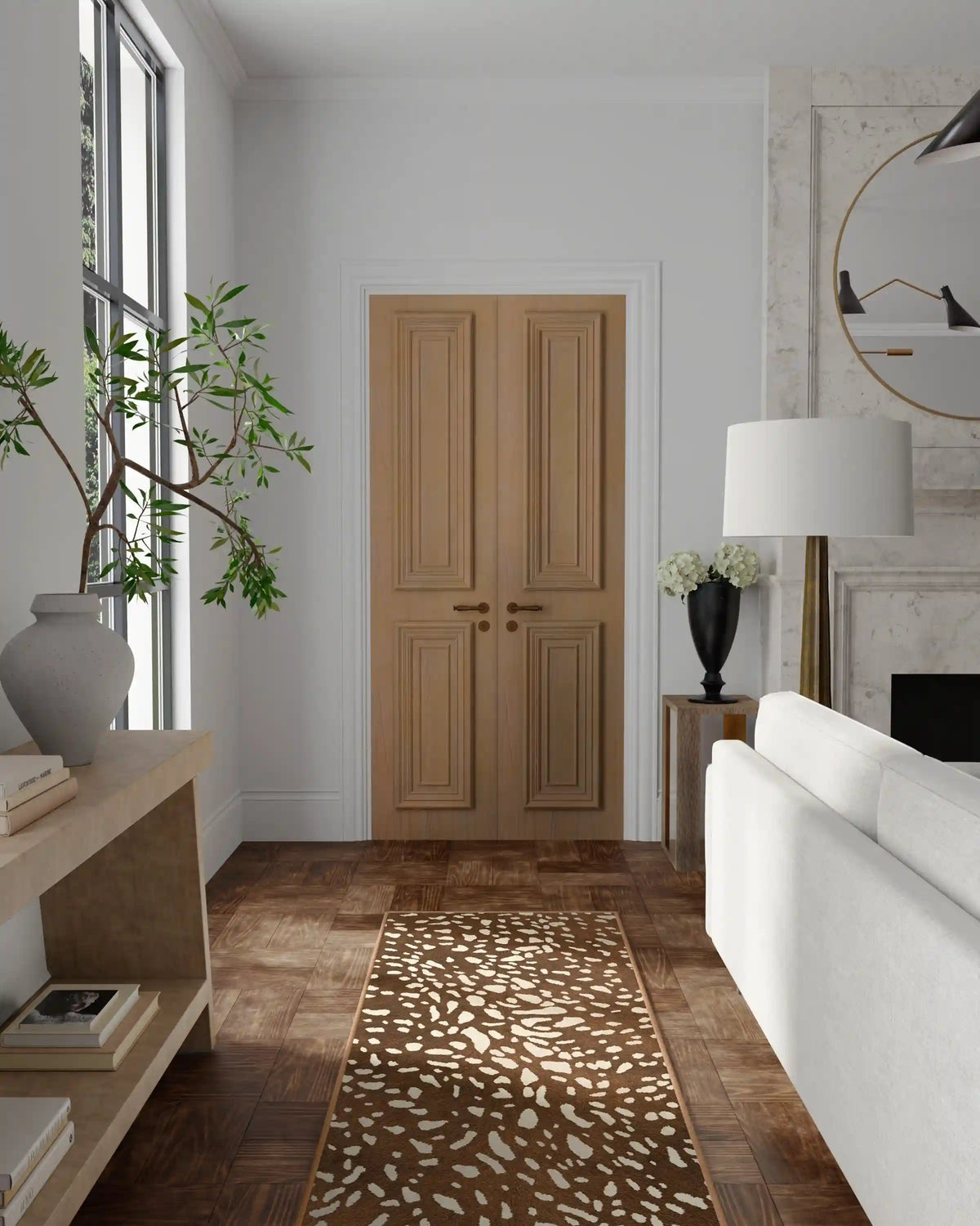 Fawn Warm Brown Rug