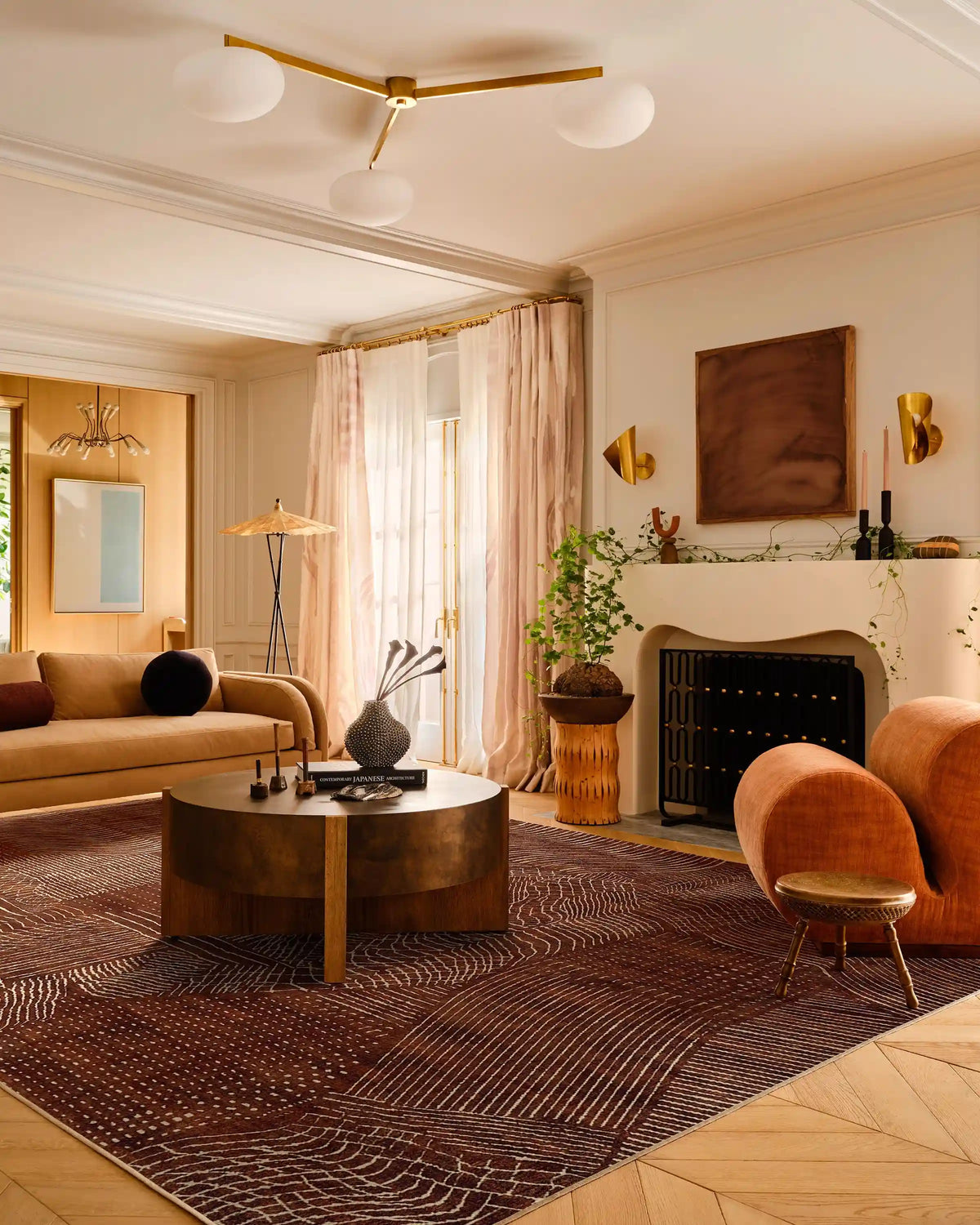 Ferra Copper Rug