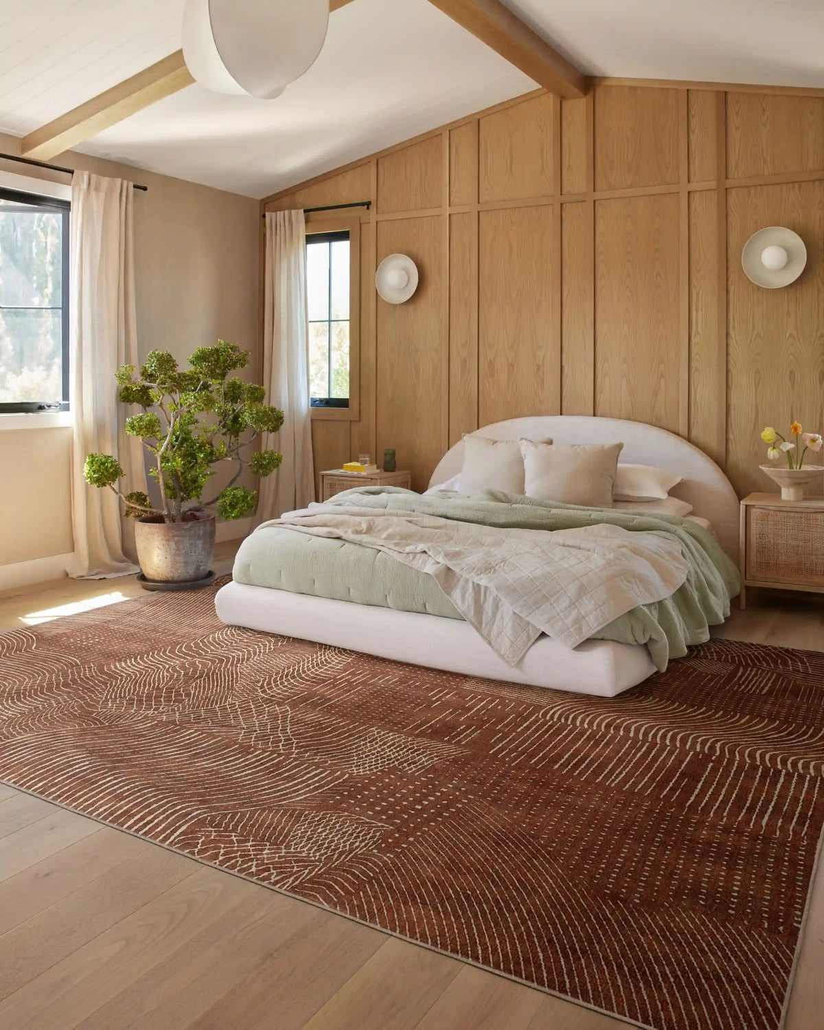 Ferra Copper Rug