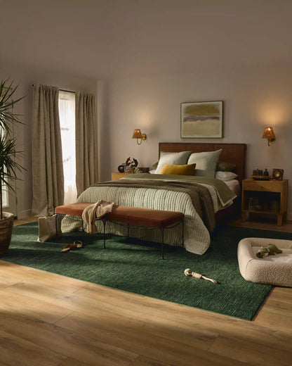Finley Moss Green Plush Rug
