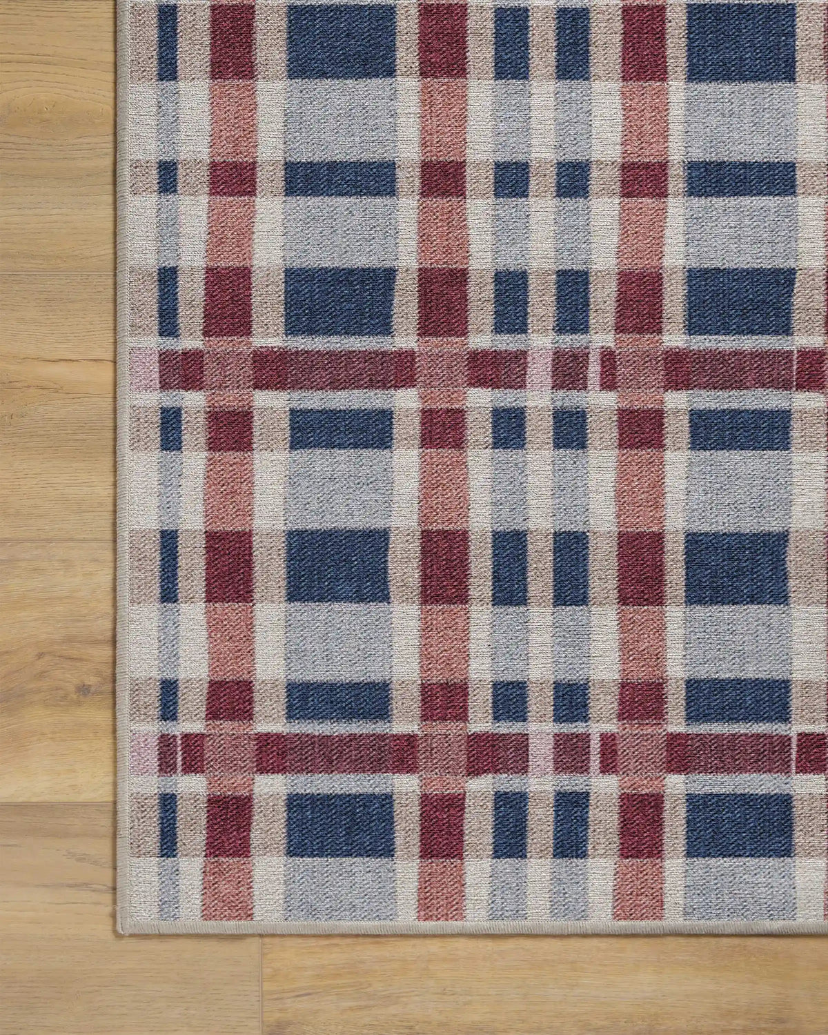 Finn Red & Blue Rug