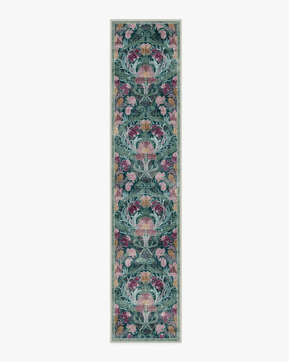 Flourish Teal Rug by Liberty