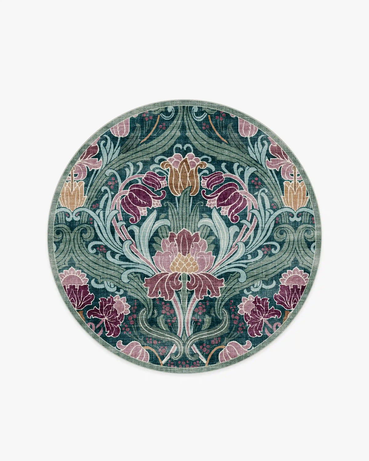Flourish Teal Rug by Liberty