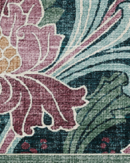 Flourish Teal Rug by Liberty