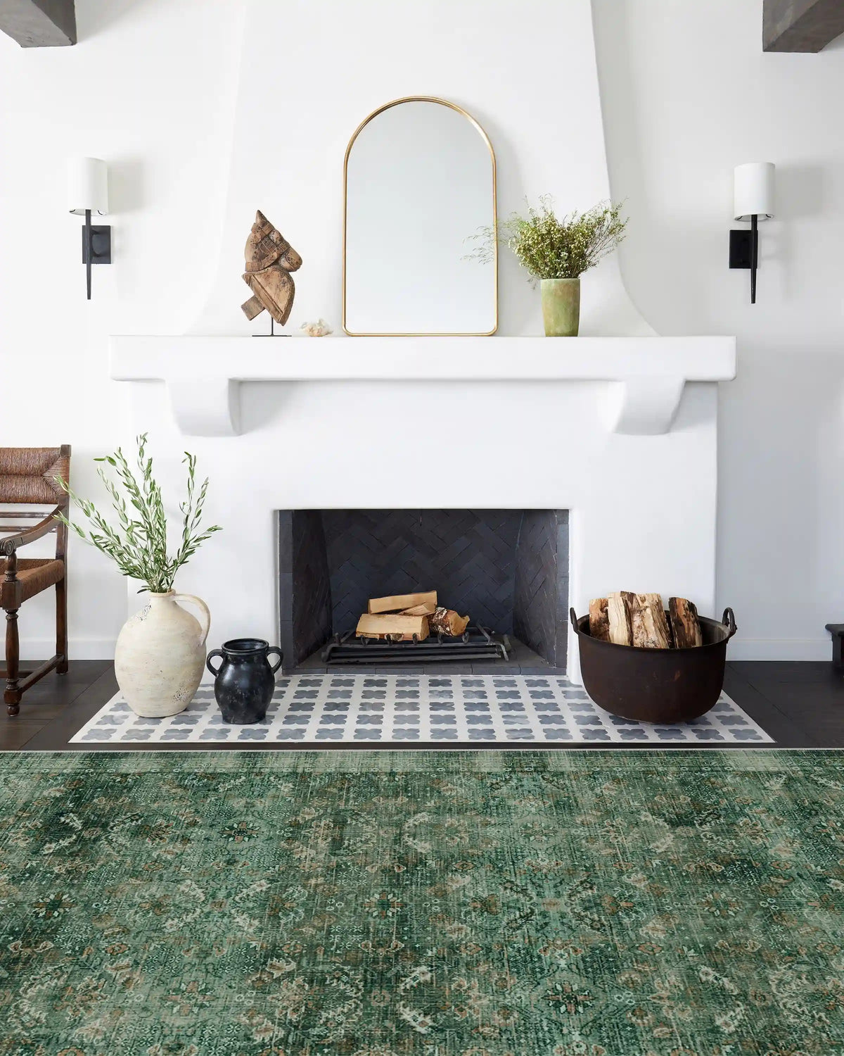 Frances Jade Green Rug