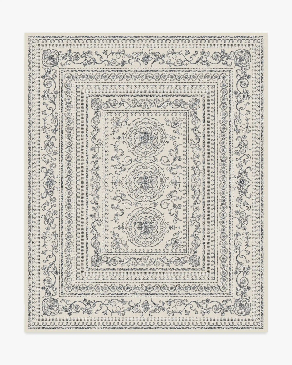 Gisele Ivory & Soft Charcoal Rug