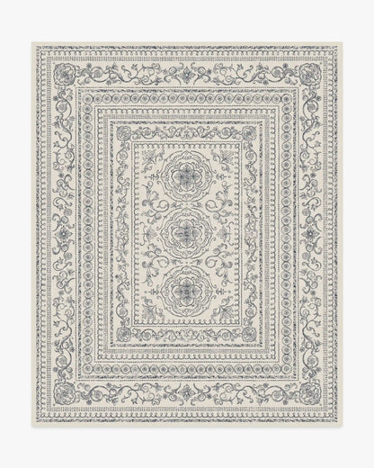 Gisele Ivory & Soft Charcoal Rug