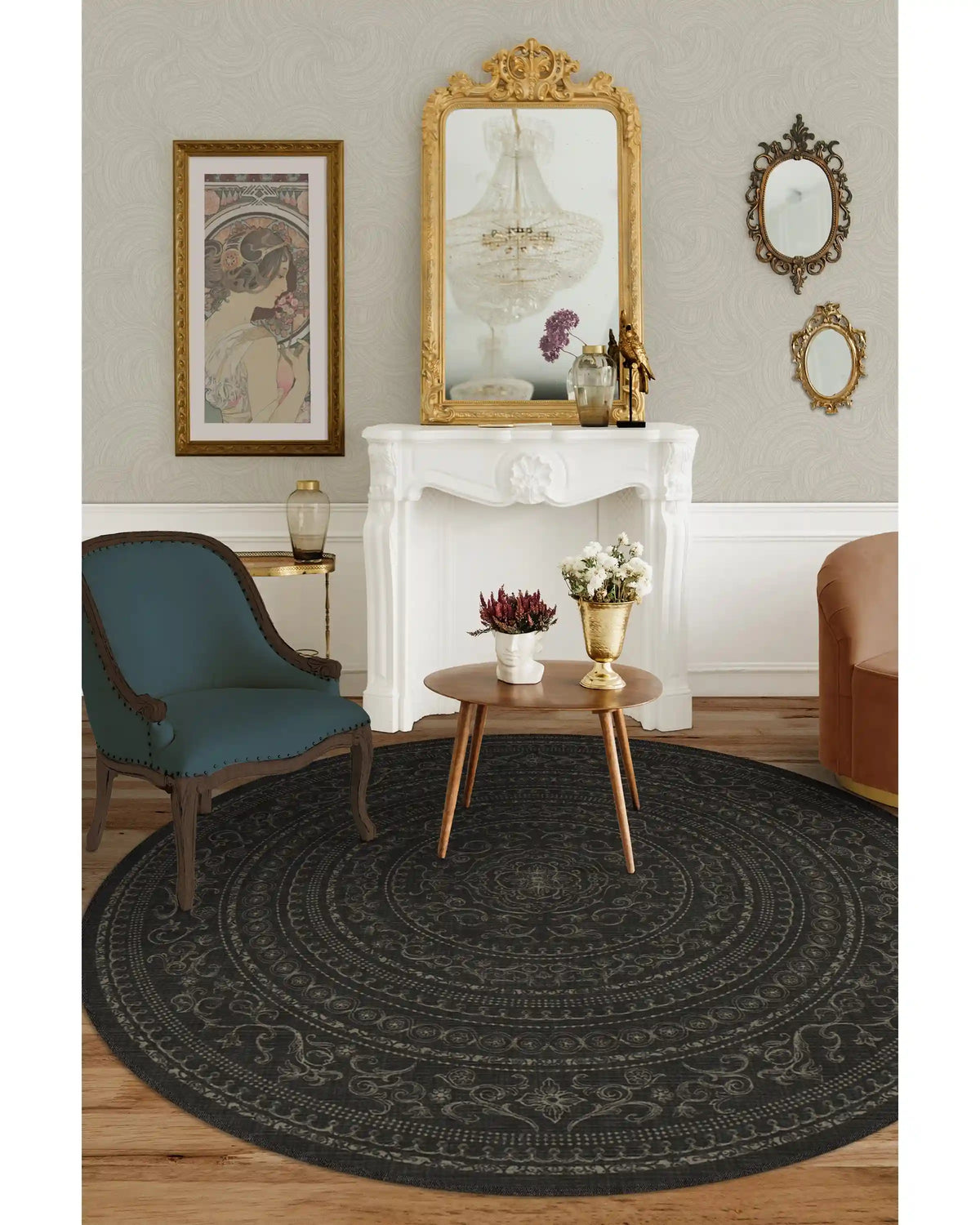 Gisele Soft Black Rug