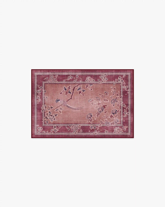 Draper Burgundy Rug by Gracie
