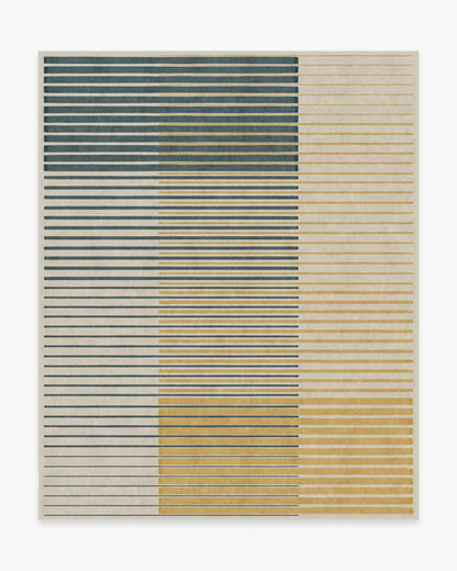 Gradasi Teal Quartz Rug