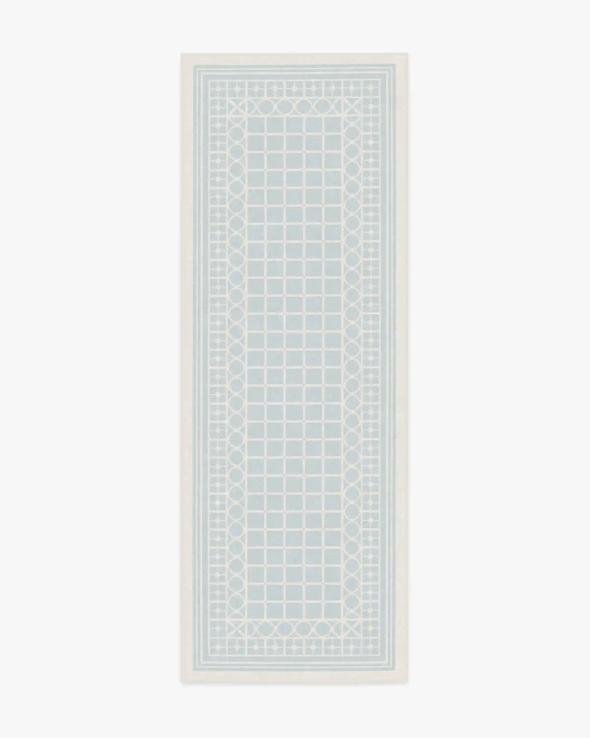 Palm Beach Powder Blue Rug by Gray Malin