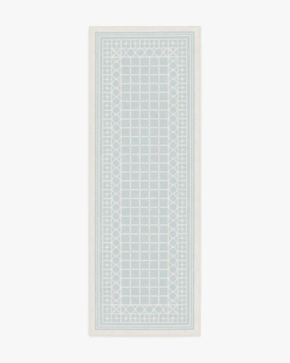Palm Beach Powder Blue Rug by Gray Malin