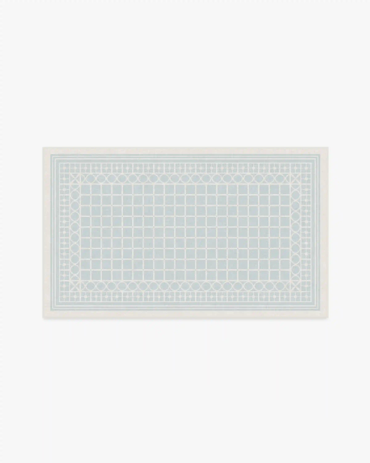 Palm Beach Powder Blue Rug by Gray Malin