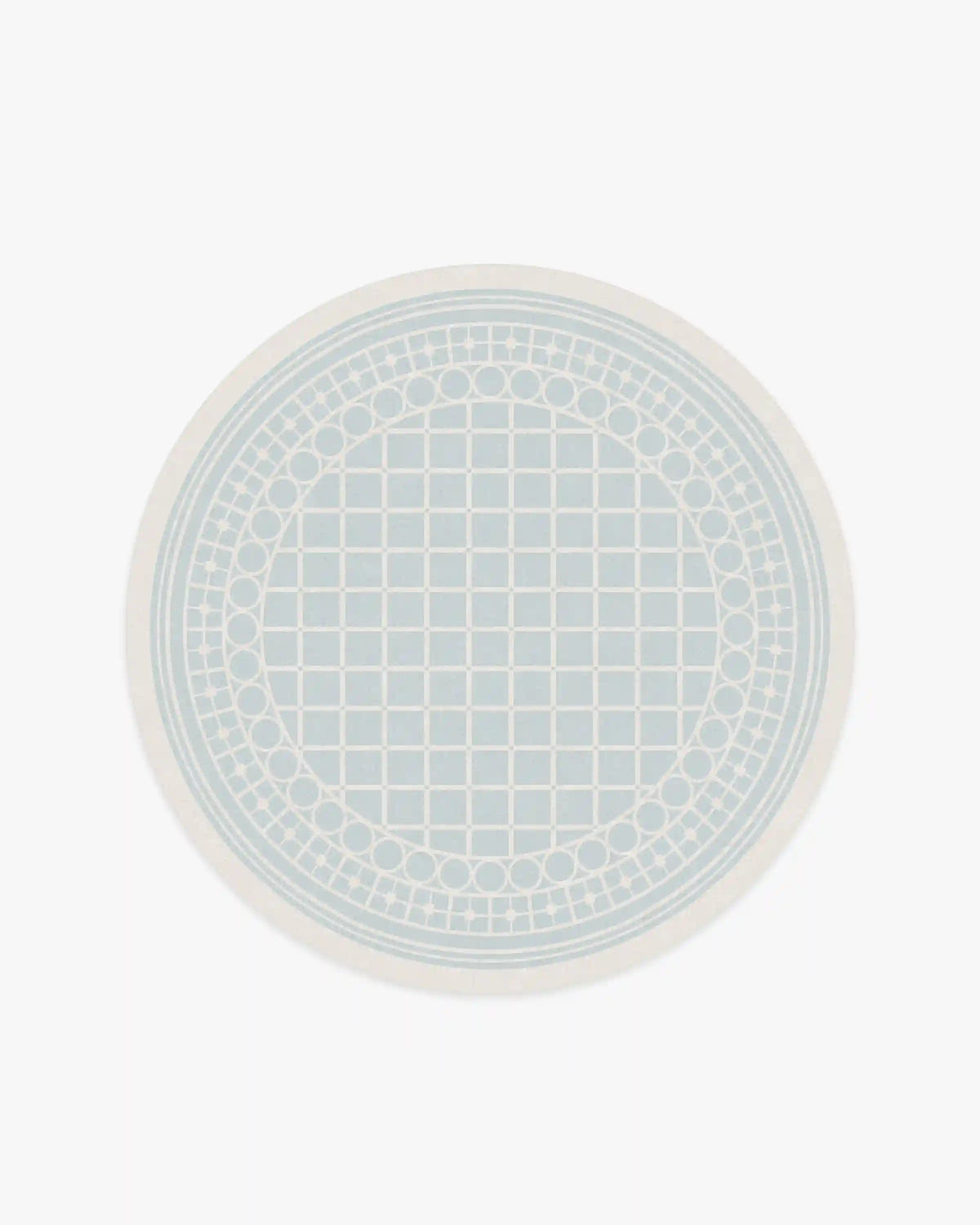 Palm Beach Powder Blue Rug by Gray Malin