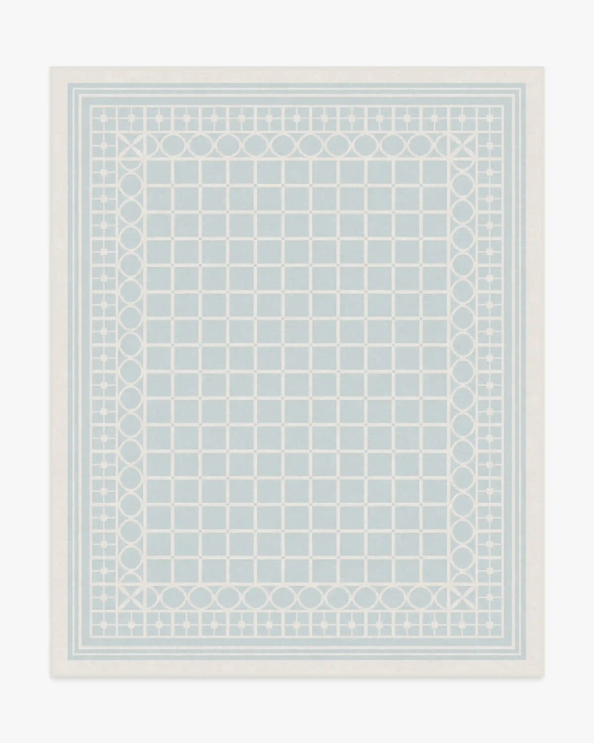 Palm Beach Powder Blue Rug by Gray Malin