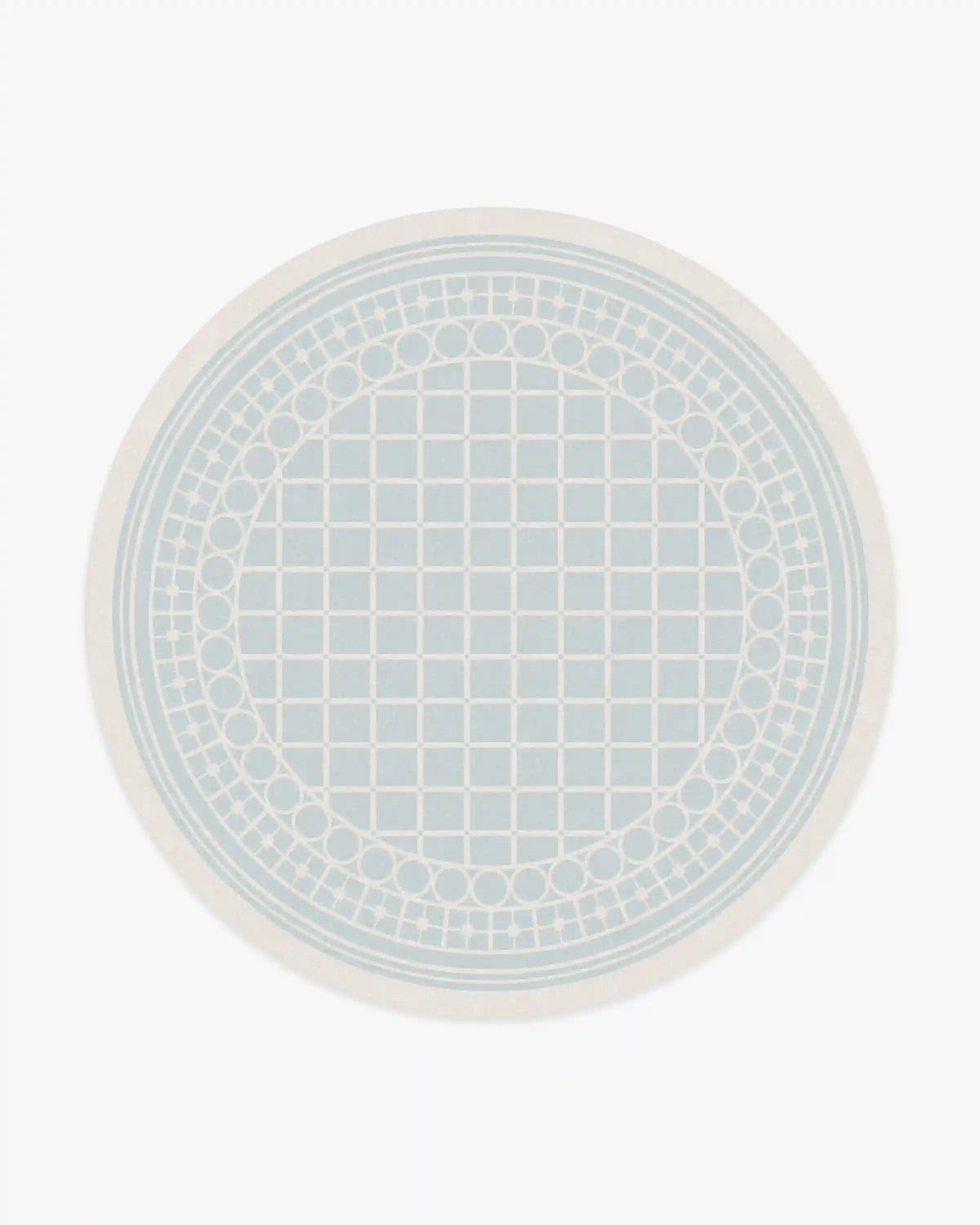 Palm Beach Powder Blue Rug by Gray Malin