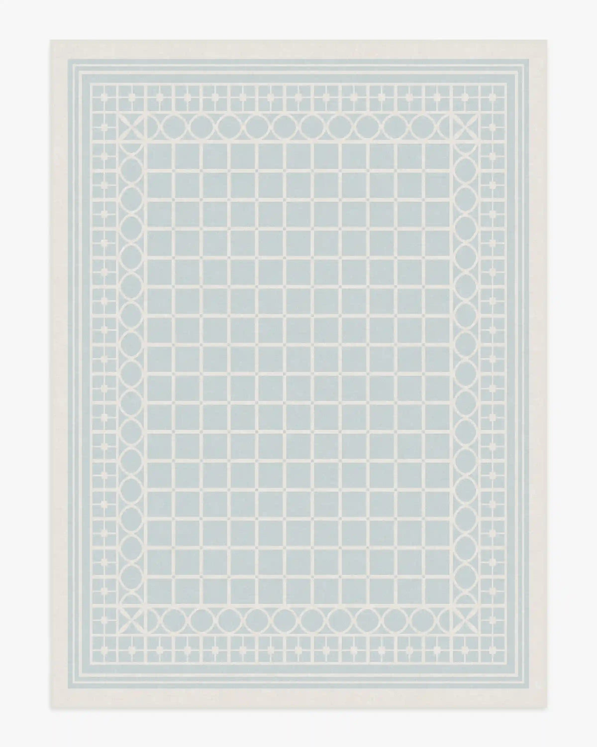 Palm Beach Powder Blue Rug by Gray Malin