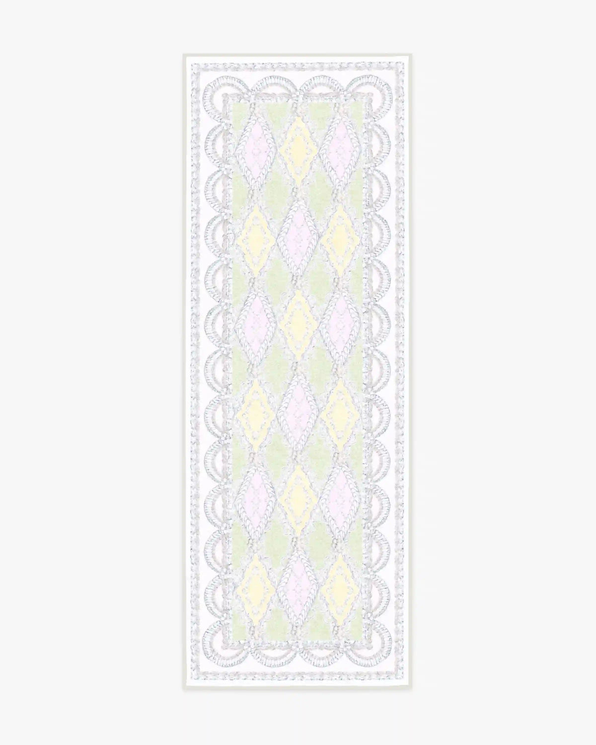 Happy Birthday Popo Pistachio & Lemon Rug by Humberto Leon