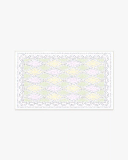 Happy Birthday Popo Pistachio & Lemon Rug by Humberto Leon