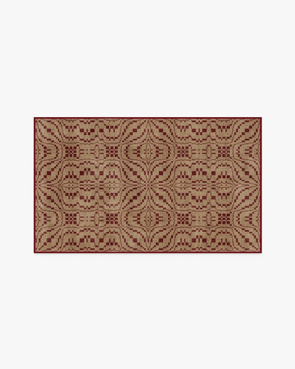 Hearthstone Natural & Amber Rug