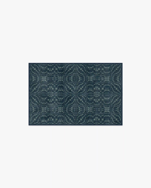 Hearthstone Navy Blue Rug