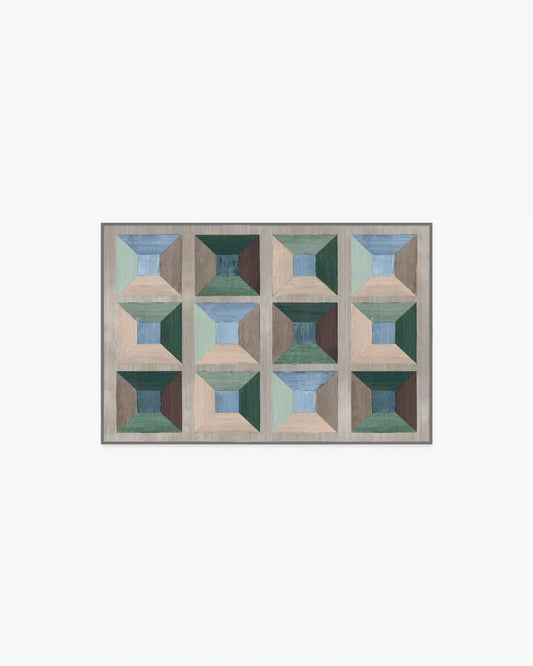 Hedra Soft Teal Rug