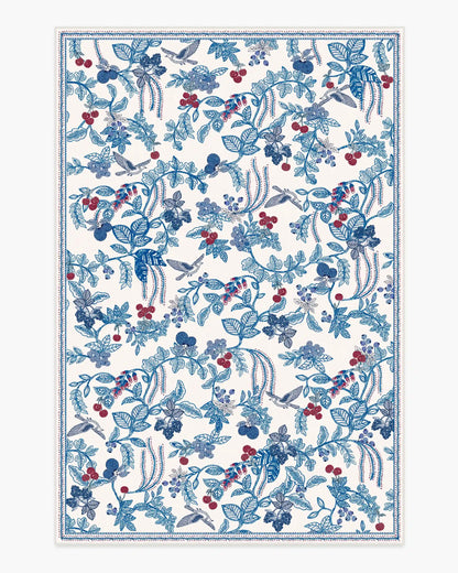 Heidi Blue & Cherry Rug