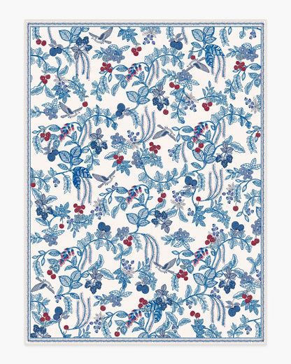 Heidi Blue & Cherry Rug