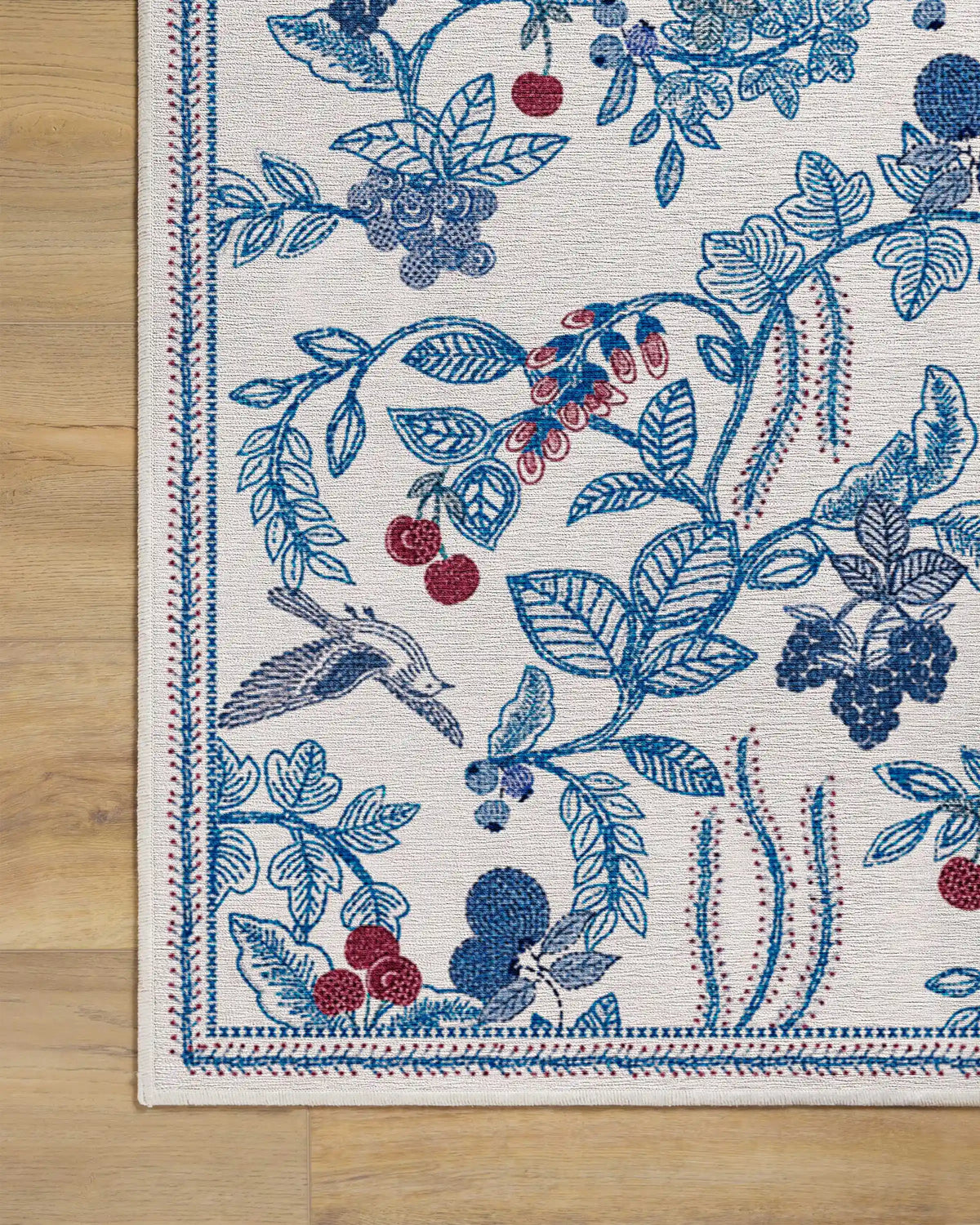 Heidi Blue & Cherry Rug