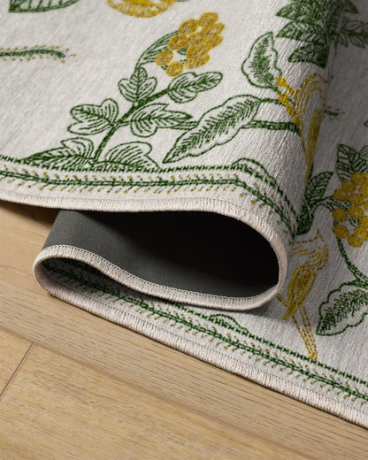 Heidi Green & Lemon Rug