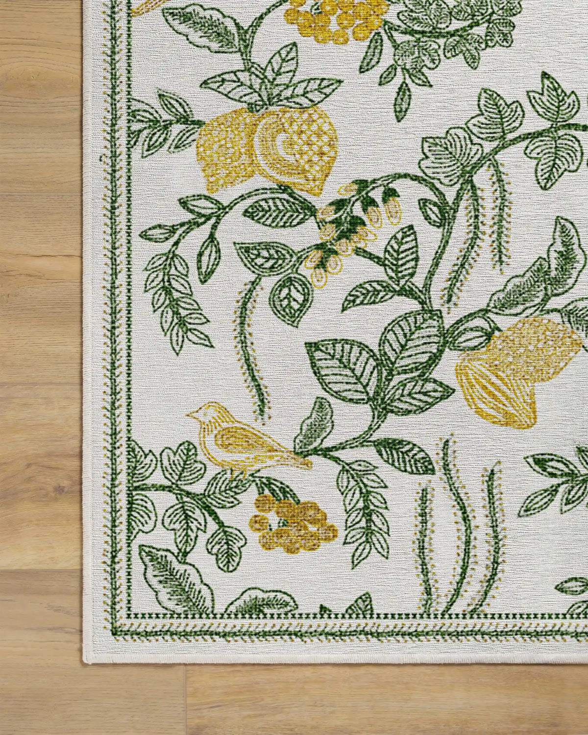 Heidi Green & Lemon Rug