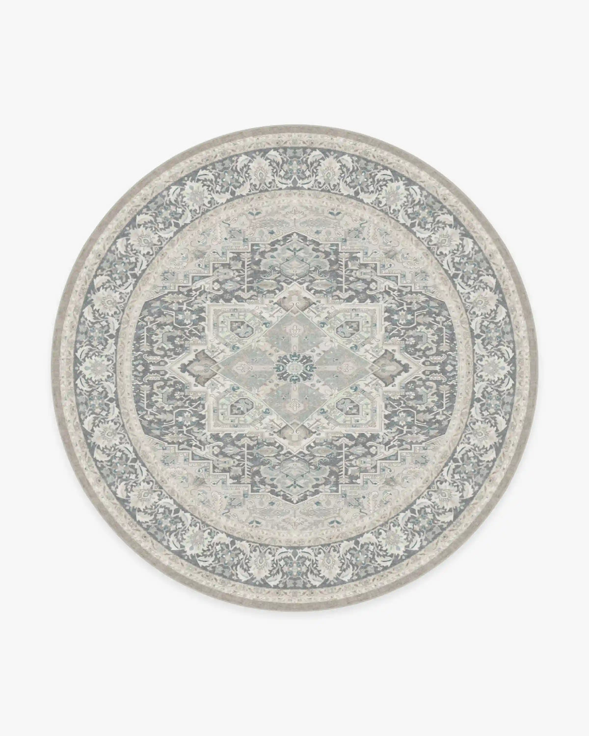 Hendesi Heriz Abalone Rug
