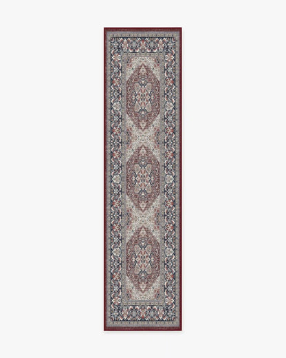 Hendesi Heriz Bordeaux Rug
