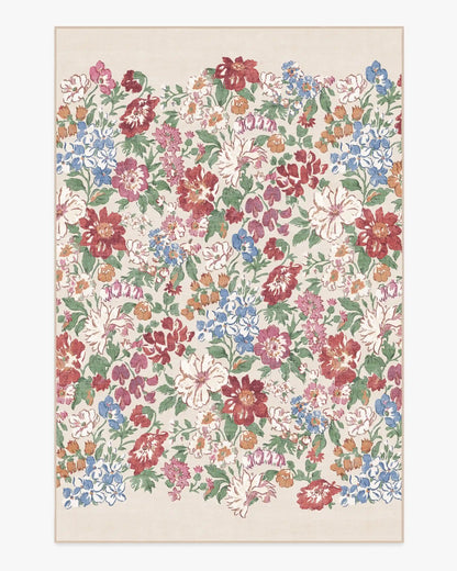 Honeydew Red & Pink Rug by Liberty