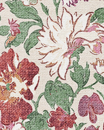 Honeydew Red & Pink Rug by Liberty
