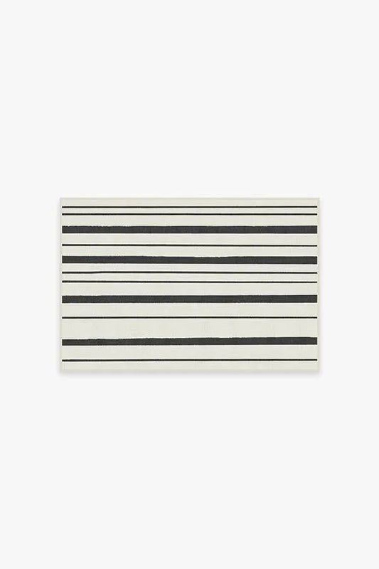 Hudson Stripe Black Rug